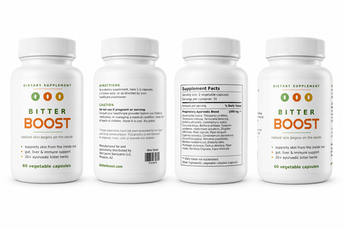 Bitter Boost — Ayurvedic Bitters for Skin, Gut & Immune Support