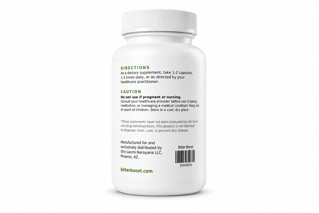 Bitter Boost — Ayurvedic Bitters for Skin, Gut & Immune Support
